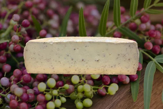Fromage à raclette au poivre vert
